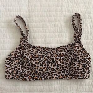 NWOT Target Leopard Print Bikini Top